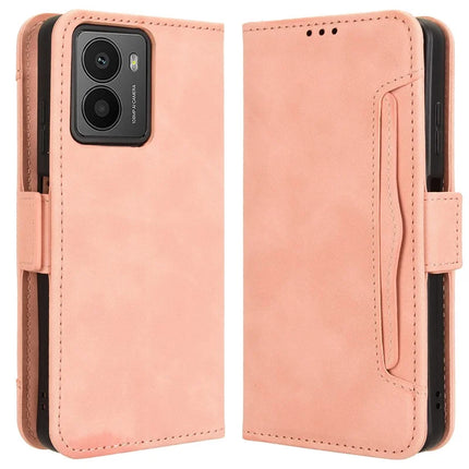 For HMD Fusion 5G Leather Case Phone Wallet Cover with Multiple Card Slots - Pink