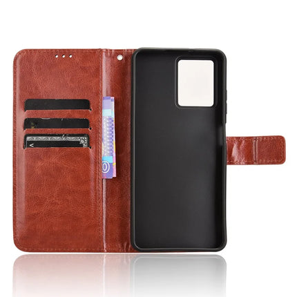 For HMD Fusion 5G Case Crazy Horse Texture PU Leather Phone Wallet Cover