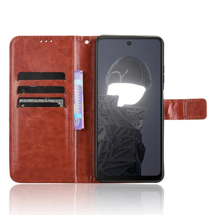 For HMD Fusion 5G Case Crazy Horse Texture PU Leather Phone Wallet Cover