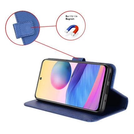 For HMD Fusion 5G Case PU Leather Diamond Texture Wallet Phone Cover
