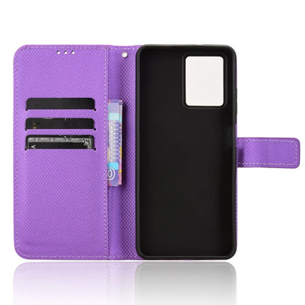 For HMD Fusion 5G Case PU Leather Diamond Texture Wallet Phone Cover