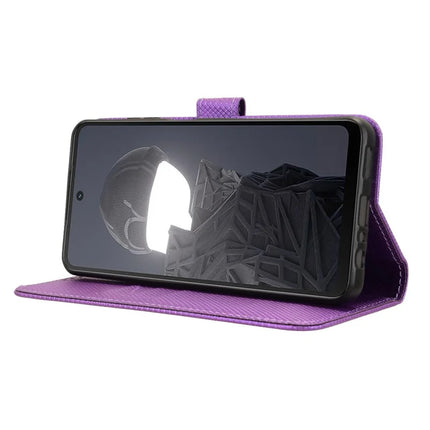 For HMD Fusion 5G Case PU Leather Diamond Texture Wallet Phone Cover