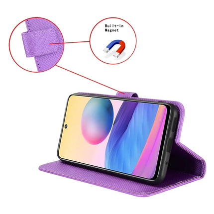 For HMD Fusion 5G Case PU Leather Diamond Texture Wallet Phone Cover