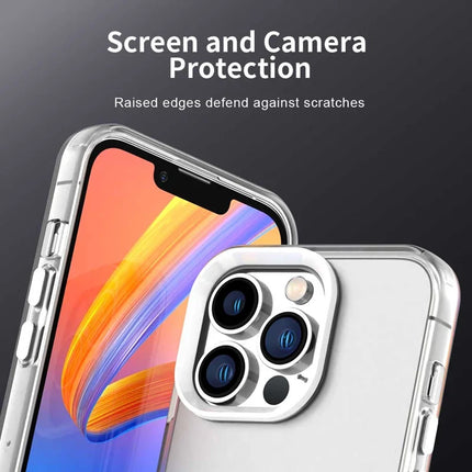 For iPhone 13 Pro Max Case PC+TPU+PET Matte Anti-Drop Phone Back Cover