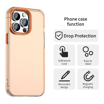 For iPhone 13 Pro Max Case PC+TPU+PET Matte Anti-Drop Phone Back Cover