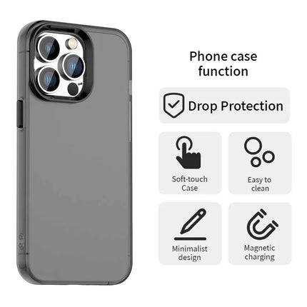 For iPhone 13 Pro Max Case PC+TPU+PET Matte Anti-Drop Phone Back Cover