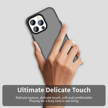 For iPhone 13 Pro Max Case PC+TPU+PET Matte Anti-Drop Phone Back Cover