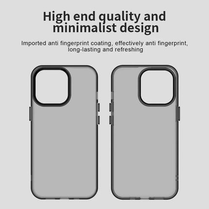 For iPhone 13 Pro Max Case PC+TPU+PET Matte Anti-Drop Phone Back Cover