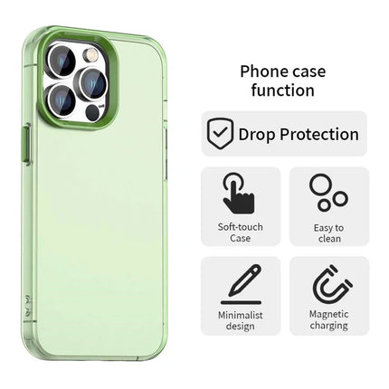 For iPhone 13 Pro Max Case PC+TPU+PET Matte Anti-Drop Phone Back Cover
