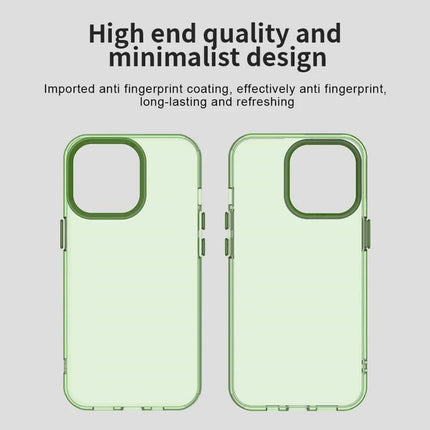For iPhone 13 Pro Max Case PC+TPU+PET Matte Anti-Drop Phone Back Cover