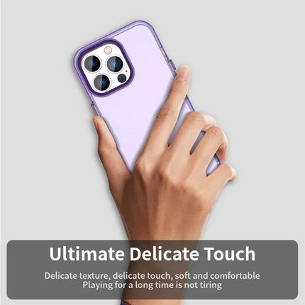 For iPhone 13 Pro Max Case PC+TPU+PET Matte Anti-Drop Phone Back Cover