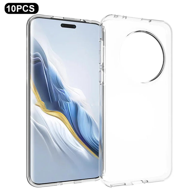 10Pcs / Pack For Honor Magic7 Pro 5G Clear Case Watermark-Free TPU Protective Cover