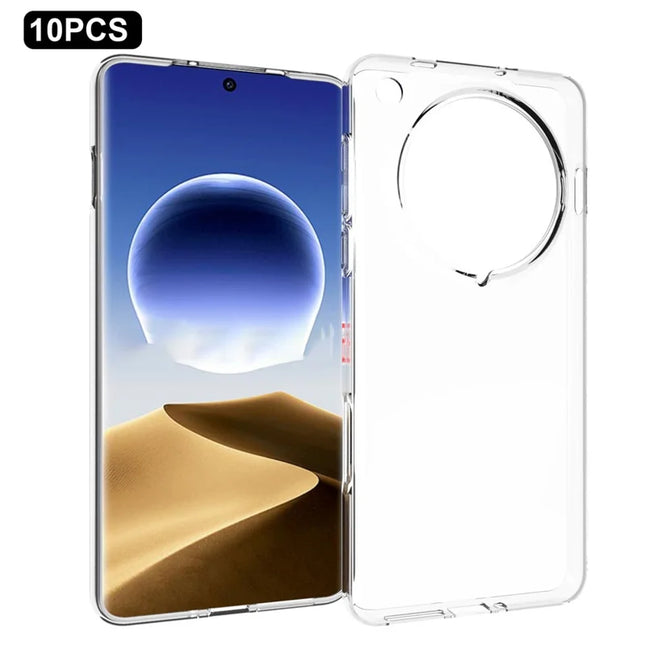 10Pcs / Pack For Oppo Find X8 Pro 5G Clear Case Watermark-Free TPU Protective Cover