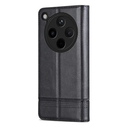AZNS For Oppo Find X8 5G Case Cowhide Texture PU Leather Wallet Phone Cover