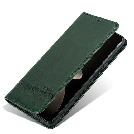 AZNS For Oppo Find X8 5G Case Cowhide Texture PU Leather Wallet Phone Cover