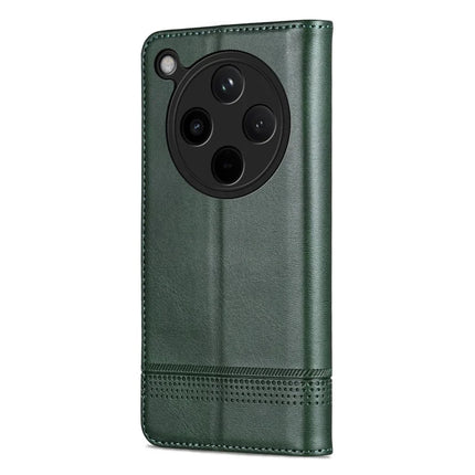 AZNS For Oppo Find X8 5G Case Cowhide Texture PU Leather Wallet Phone Cover