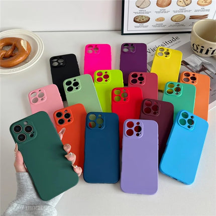 For iPhone 16 Pro Max Phone Back Case Scratch Resistant Silicone Mobile Cover