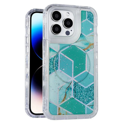 Bulk Purchasing For iPhone 15 Pro Max Case Compatible with MagSafe Electroplated PC+TPU Phone Cover - Style D