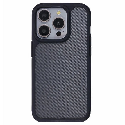 ShopCaseCart Model Case  For  iPhone 15 Pro Max Case Carbon Fiber Texture TPU+PC Anti-Drop Phone Cover