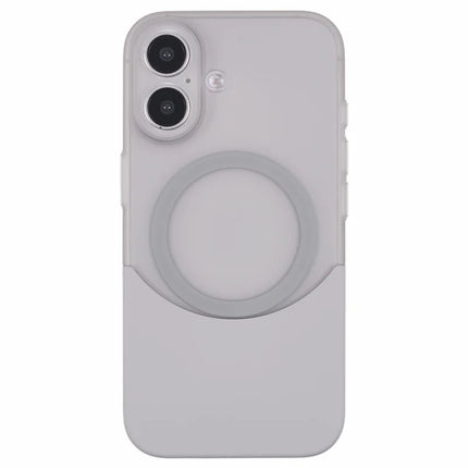 For iPhone 16 Plus Case Compatible with MagSafe Splicing Color Drop-Proof PC Phone Cover