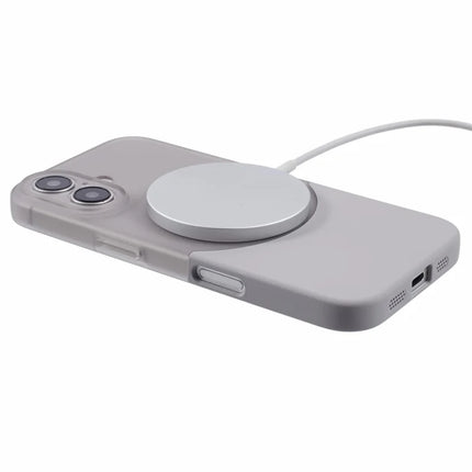 For iPhone 16 Plus Case Compatible with MagSafe Splicing Color Drop-Proof PC Phone Cover