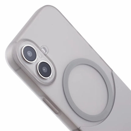For iPhone 16 Plus Case Compatible with MagSafe Splicing Color Drop-Proof PC Phone Cover