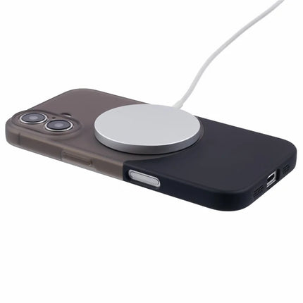 For iPhone 16 Plus Case Compatible with MagSafe Splicing Color Drop-Proof PC Phone Cover