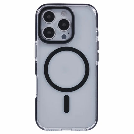For iPhone 16 Pro Max Clear Case Compatible with MagSafe TPU+PC Back Cover