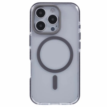 For iPhone 16 Pro Max Clear Case Compatible with MagSafe TPU+PC Back Cover