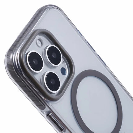 For iPhone 16 Pro Max Clear Case Compatible with MagSafe TPU+PC Back Cover