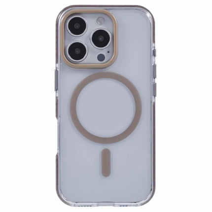 For iPhone 16 Pro Max Clear Case Compatible with MagSafe TPU+PC Back Cover