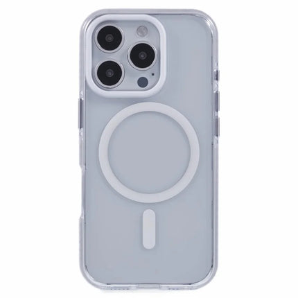 For iPhone 16 Pro Max Clear Case Compatible with MagSafe TPU+PC Back Cover