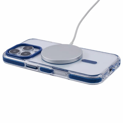For iPhone 16 Pro Max Clear Case Compatible with MagSafe TPU+PC Back Cover