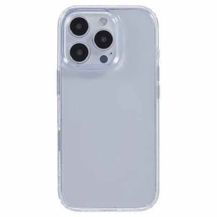 For iPhone 16 Pro Max Clear Case TPU+PC Back Cover with Touch Button Photography