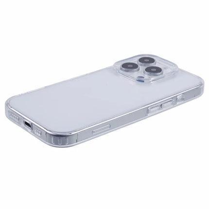 For iPhone 16 Pro Max Clear Case TPU+PC Back Cover with Touch Button Photography