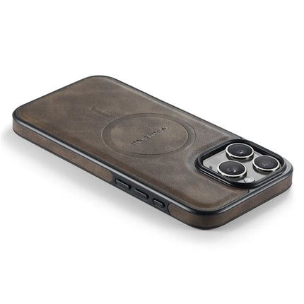 MAGKING K1 Series For iPhone 16 Pro Magnetic Case PC+TPU+PU Leather Phone Cover