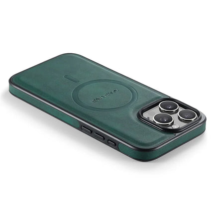 MAGKING K1 Series For iPhone 16 Pro Magnetic Case PC+TPU+PU Leather Phone Cover