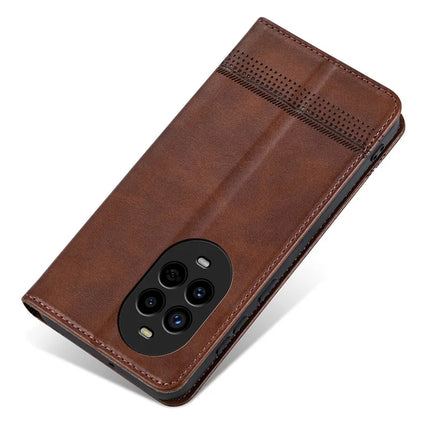 AZNS For Huawei nova 13 Pro 5G Case Cowhide Texture PU Leather Wallet Phone Cover