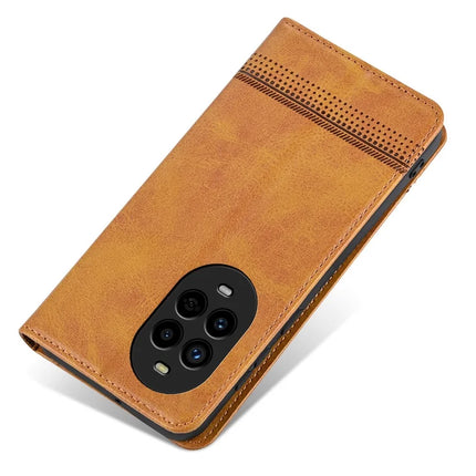 AZNS For Huawei nova 13 Pro 5G Case Cowhide Texture PU Leather Wallet Phone Cover