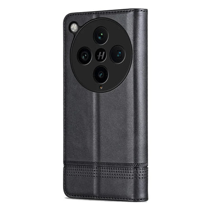AZNS For Oppo Find X8 Pro 5G Case Cowhide Texture PU Leather Wallet Phone Cover
