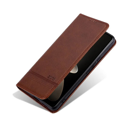 AZNS For Oppo Find X8 Pro 5G Case Cowhide Texture PU Leather Wallet Phone Cover