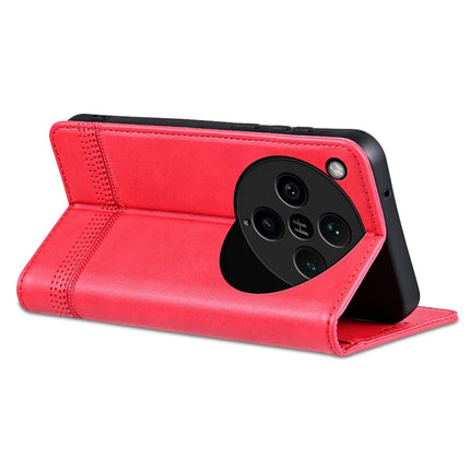 AZNS For Oppo Find X8 Pro 5G Case Cowhide Texture PU Leather Wallet Phone Cover