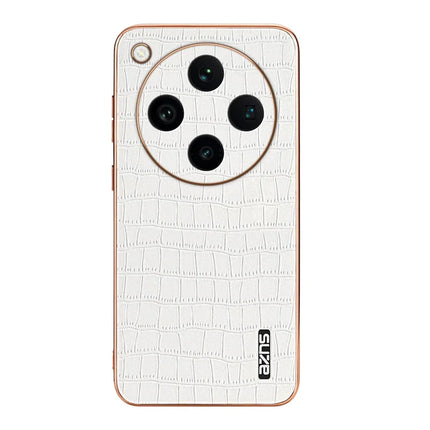 AZNS For Oppo Find X8 Pro 5G Case Electroplating Crocodile Texture PU+TPU Phone Cover