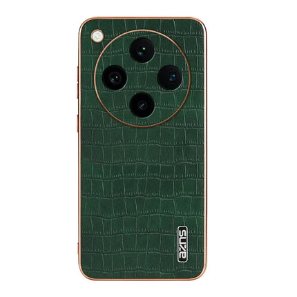 AZNS For Oppo Find X8 Pro 5G Case Electroplating Crocodile Texture PU+TPU Phone Cover