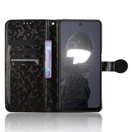 For HMD Fusion 5G Wallet Case Dot Pattern Imprint PU Leather Phone Cover
