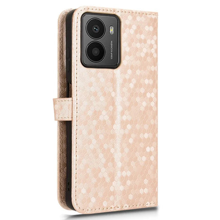 For HMD Fusion 5G Wallet Case Dot Pattern Imprint PU Leather Phone Cover