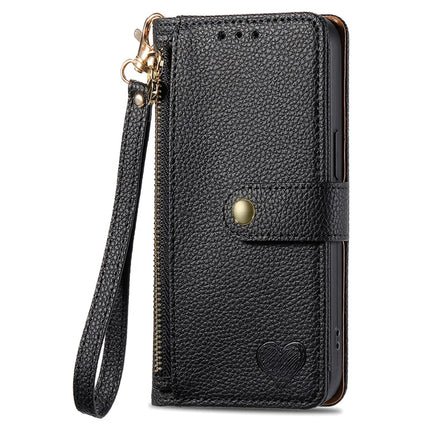 For OnePlus Ace 3 Pro 5G Case RFID Blocking Zipper Pocket Leather Wallet Phone Cover