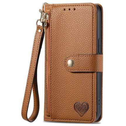 For OnePlus Ace 3 Pro 5G Case RFID Blocking Zipper Pocket Leather Wallet Phone Cover