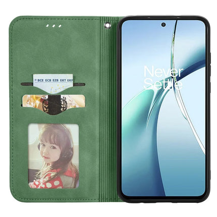 For OnePlus Ace 3 Pro 5G Case Skin Touch Feeling Leather Card Holder Phone Cover Magnetic Absorption