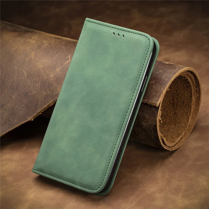 For OnePlus Ace 3 Pro 5G Case Skin Touch Feeling Leather Card Holder Phone Cover Magnetic Absorption